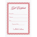 Gift Certificate Invitation (Vertical)